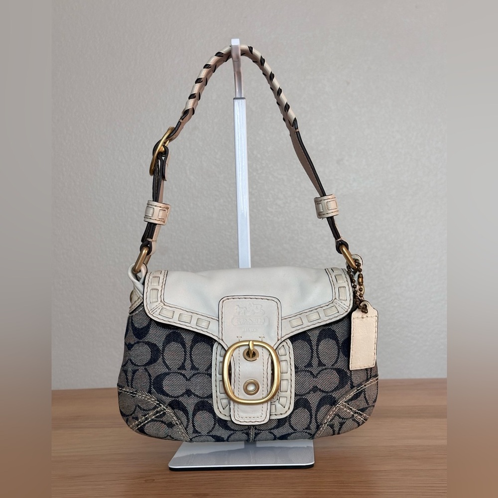 Coach Bleeker Denim  Shoulder Bag